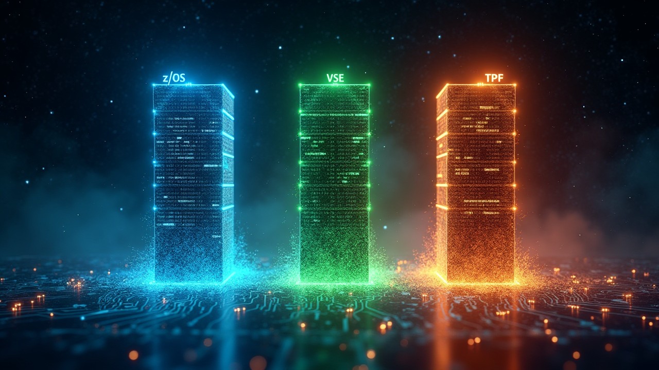 Mainframe Operating Systems: z/OS, z/VSE, and z/TPF Comparison